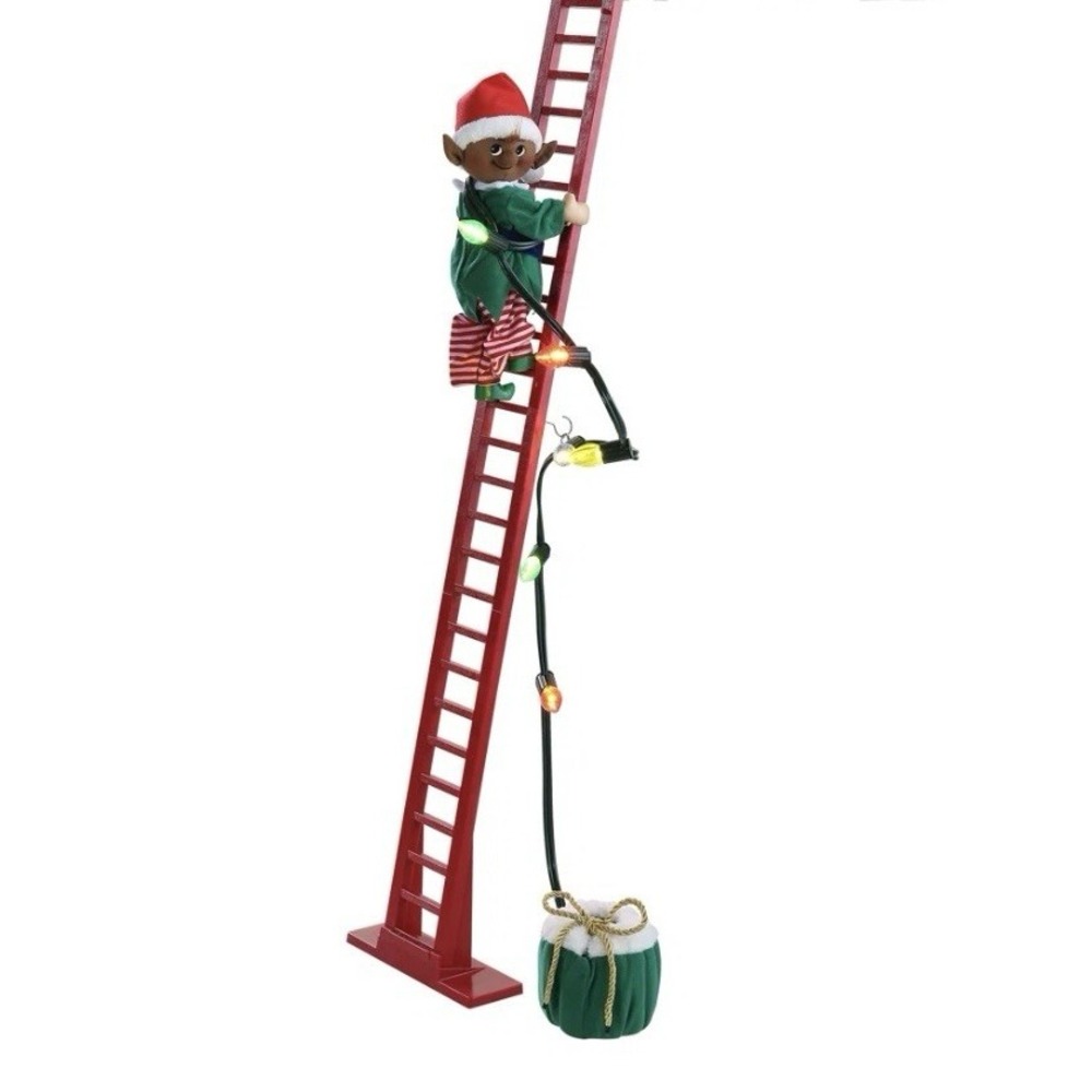 ELF Mr. Christmas 43" Animated Super Climbing Lights Songs Working Retail $110 - Picture 4 of 11